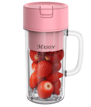 Portable USB Rechargeable Mini Juicer Blender Cup with Straw – Personal Smoothie Maker for Home, Office & Travel - Zentrix