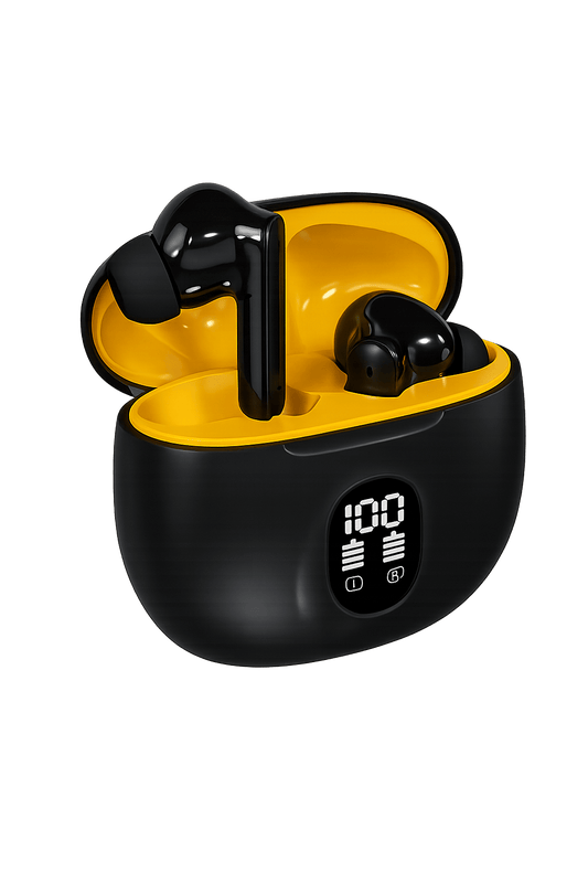 ZENTRIX 895B Pro Wireless Bluetooth Earbuds – LED Digital Display, Crystal Clear HD Calls, Type-C Fast Charging & Deep Bass Earbuds - Zentrix