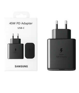 Samsung 45W Super Fast PD Charger USB-C Adapter | Original Fast Charging Type-C Wall Charger for Galaxy S25, S24 Ultra, S23, Note & Tablets - Zentrix