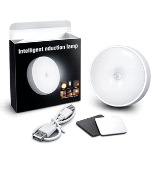 Intelligent Motion Sensor Night Light – Rechargeable Wireless LED Induction Lamp for Bedroom, Hallway, Stairs & Closet - Zentrix