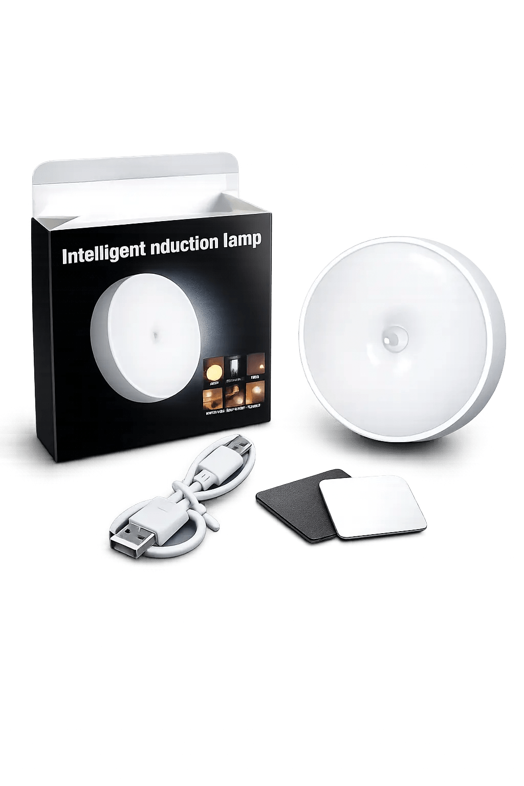 Intelligent Motion Sensor Night Light – Rechargeable Wireless LED Induction Lamp for Bedroom, Hallway, Stairs & Closet - Zentrix