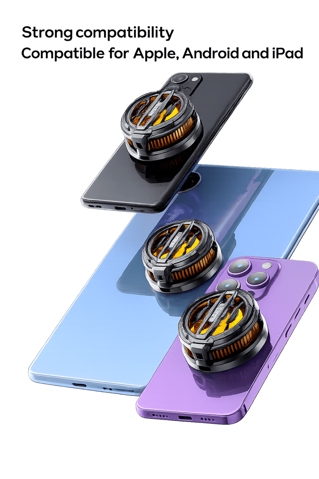 MEMO CX07 Pro Mobile Cooling Fan 25W – Magnetic Semiconductor Phone Cooler for Gaming | Compatible with iPhone & Android - Zentrix