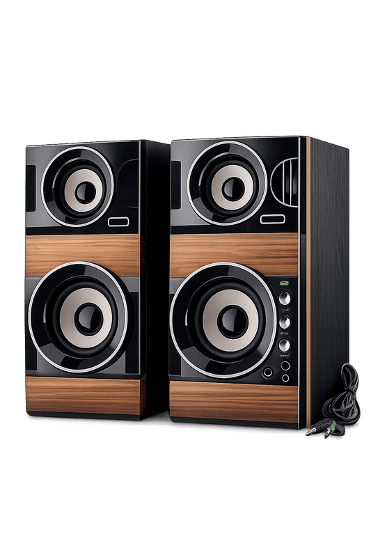 FT-2031 Premium Subwoofer Pair Speakers – Powerful Stereo Bass Speaker System for PC, Laptop, TV & Mobile - Zentrix