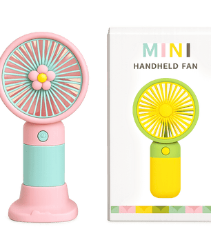 Fresh Breeze Moe Rechargeable Handheld Fan | Portable USB Mini Cooling Fan | Quiet Personal Desk & Travel Fan - Zentrix