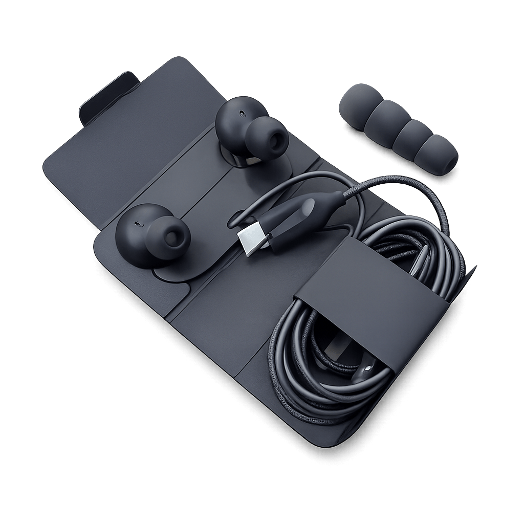 EJK USB-C Handsfree Earphones with Deep Bass & HD Mic – Type-C Wired Earbuds for Samsung, Xiaomi, Google Pixel & Android Phones - Zentrix