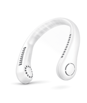 Portable Rechargeable Bladeless Neck Fan – Hands-Free Hanging Cooling Fan with 3 Speed Airflow - Zentrix
