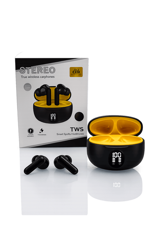 ZENTRIX 895B Pro Wireless Bluetooth Earbuds – LED Digital Display, Crystal Clear HD Calls, Type-C Fast Charging & Deep Bass Earbuds - Zentrix