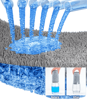 360° Rotating Self-Wringing Flat Mop with Built-in Squeeze System | Hands-Free Adjustable Floor Cleaning Mop for Home & Office - Zentrix