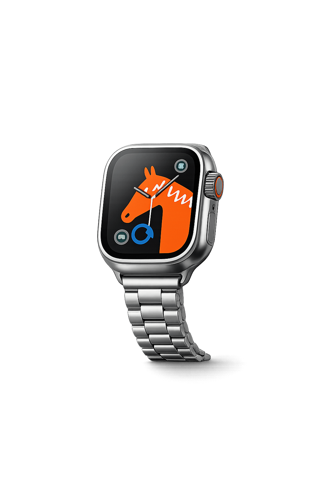 Ultra 2 Smart Watch 2.01" HD Display with 7 Interchangeable Straps & Wireless Charger | Bluetooth Calling Fitness Smartwatch for Android & iPhone - Zentrix