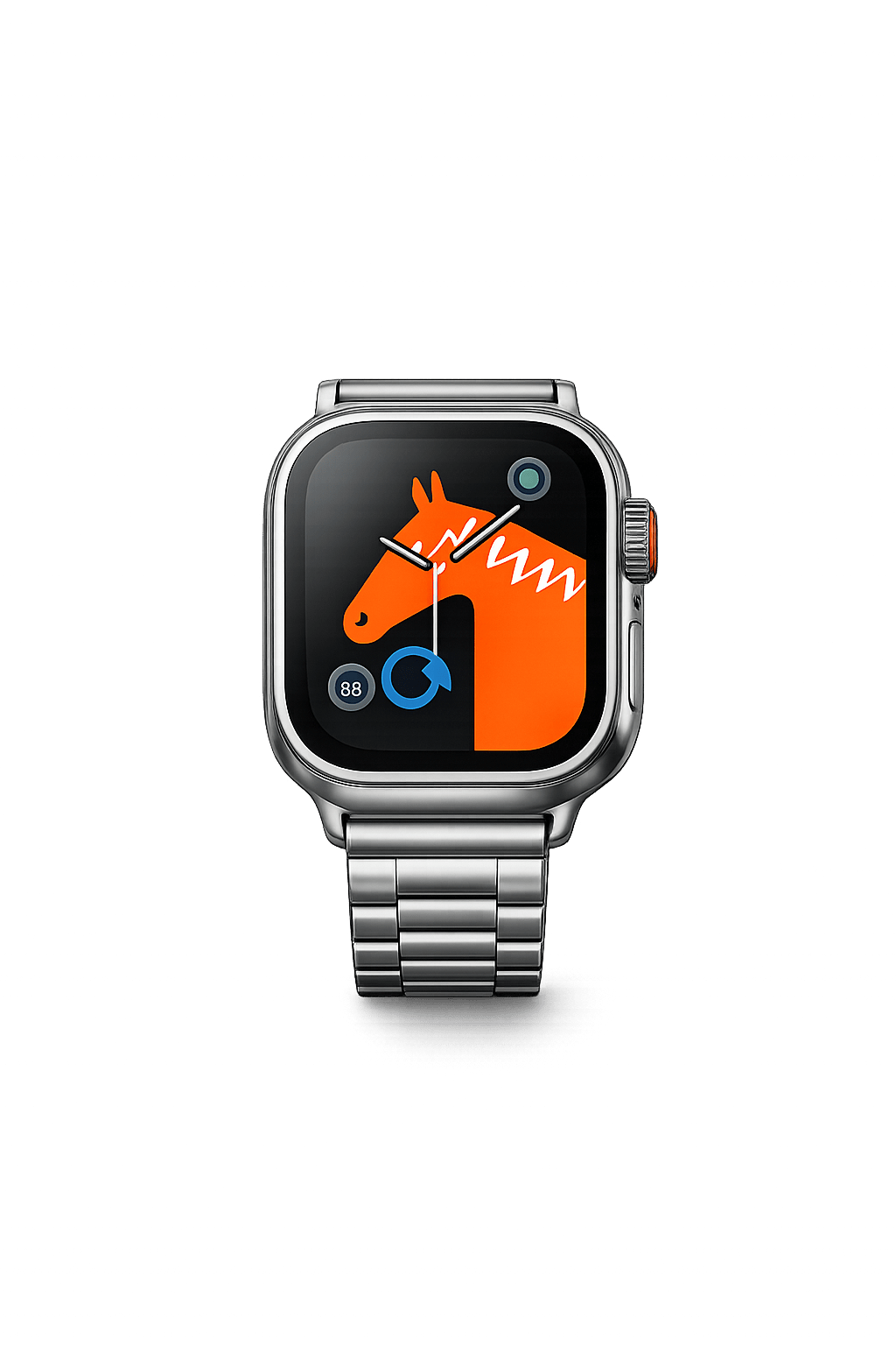 Ultra 2 Smart Watch 2.01" HD Display with 7 Interchangeable Straps & Wireless Charger | Bluetooth Calling Fitness Smartwatch for Android & iPhone - Zentrix