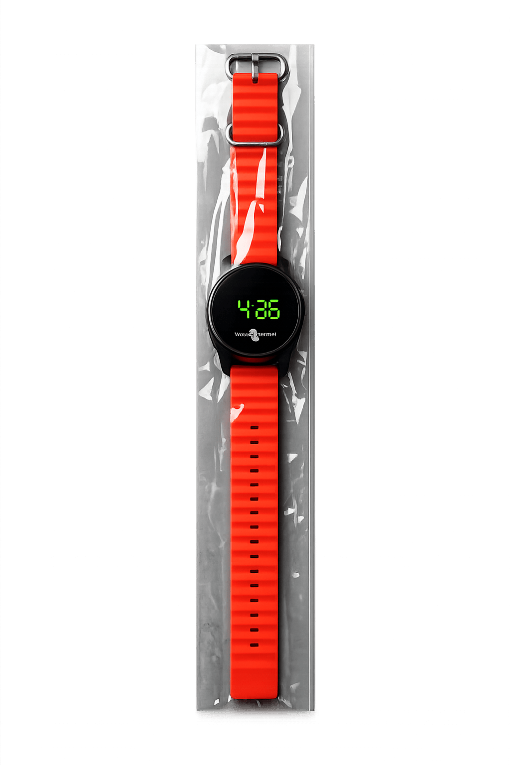 Digital Touch LED Smart Watch for Men & Women | Stylish Full Touch Display Rechargeable Casual Wrist Watch with Silicone Strap - Zentrix