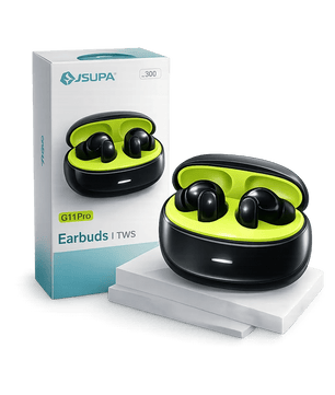 JSUPA G11 Pro TWS Earbuds – ENC Noise Cancelling, Low-Latency Gaming EarbudsTWS earbuds with ENC - Zentrix