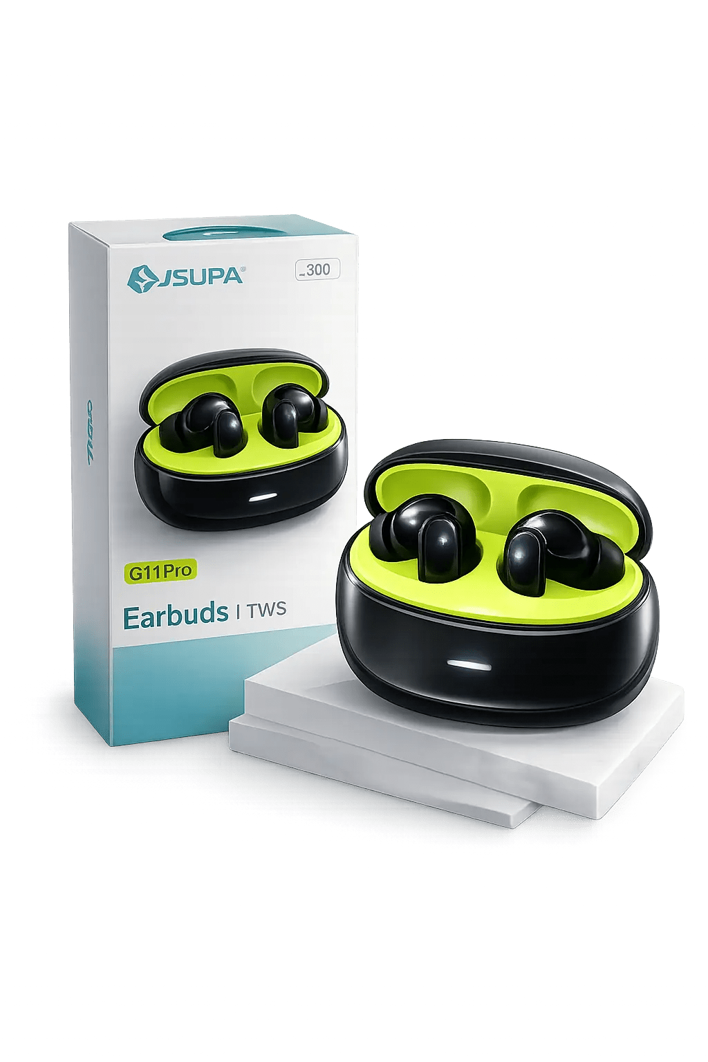 JSUPA G11 Pro TWS Earbuds – ENC Noise Cancelling, Low-Latency Gaming EarbudsTWS earbuds with ENC - Zentrix