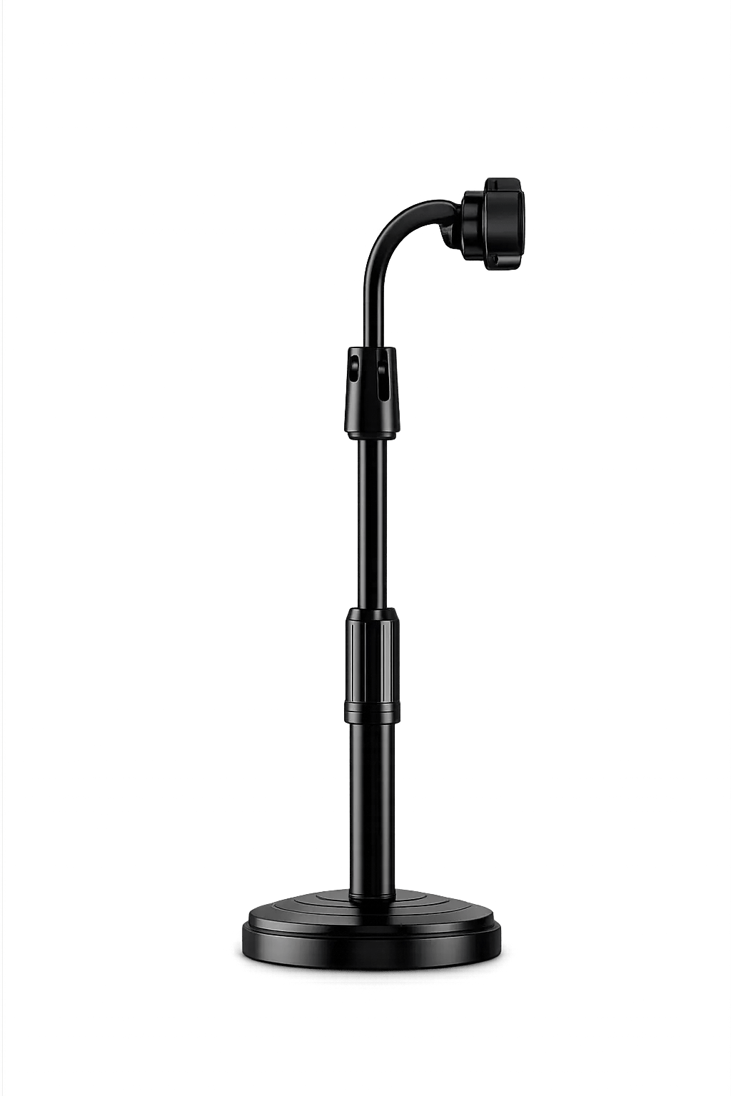 Adjustable Mobile Phone Stand with Flexible Gooseneck Arm – Height Adjustable Desktop Phone Holder for Video Calls, Live Streaming & Content Creation - Zentrix