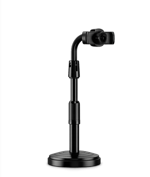 Adjustable Mobile Phone Stand with Flexible Gooseneck Arm – Height Adjustable Desktop Phone Holder for Video Calls, Live Streaming & Content Creation - Zentrix