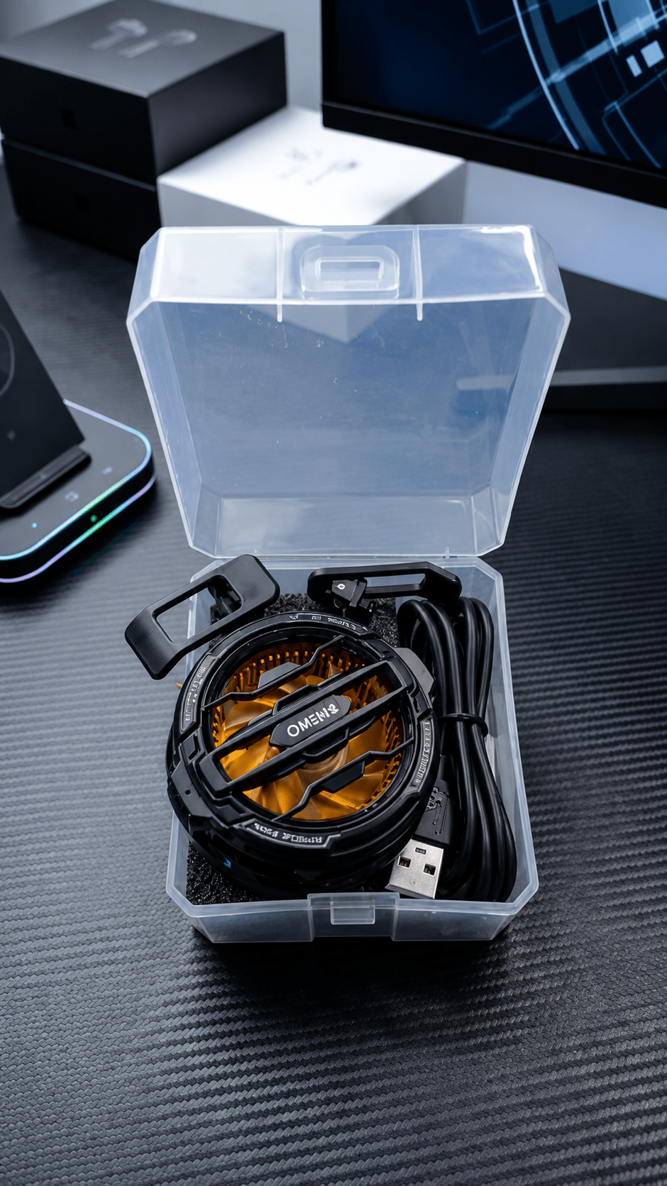 MEMO CX07 Pro Mobile Cooling Fan 25W – Magnetic Semiconductor Phone Cooler for Gaming | Compatible with iPhone & Android - Zentrix