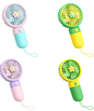 Fresh Breeze Moe Rechargeable Handheld Fan | Portable USB Mini Cooling Fan | Quiet Personal Desk & Travel Fan - Zentrix