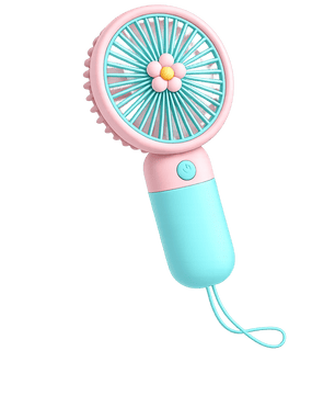 Fresh Breeze Moe Rechargeable Handheld Fan | Portable USB Mini Cooling Fan | Quiet Personal Desk & Travel Fan - Zentrix