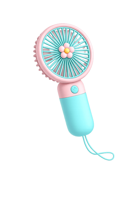 Fresh Breeze Moe Rechargeable Handheld Fan | Portable USB Mini Cooling Fan | Quiet Personal Desk & Travel Fan - Zentrix