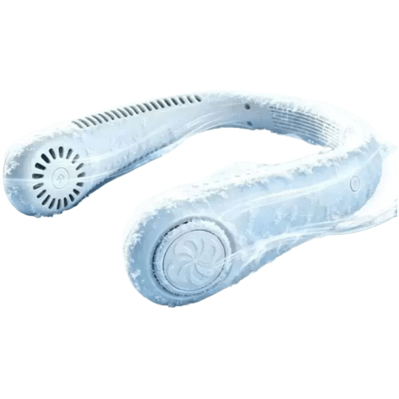 Portable Rechargeable Bladeless Neck Fan – Hands-Free Hanging Cooling Fan with 3 Speed Airflow - Zentrix
