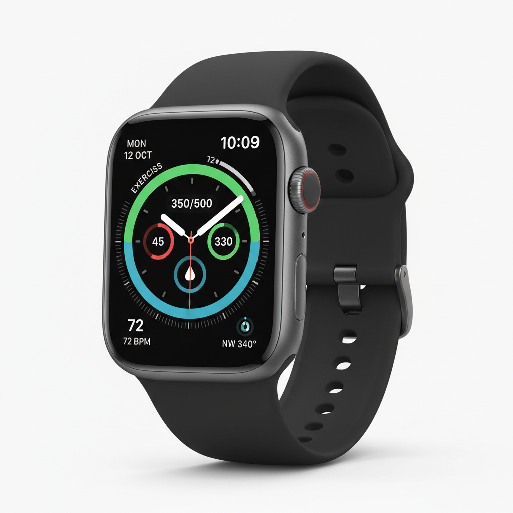 Apple Watch Series 6 (GPS) 40mm / 44mm – Premium Aluminum Case with Sport Band | Original Smart Watch for iOS