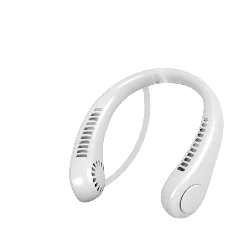 Portable Rechargeable Bladeless Neck Fan – Hands-Free Hanging Cooling Fan with 3 Speed Airflow - Zentrix